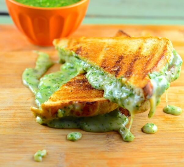 Tomato Salsa Grilled Cheese