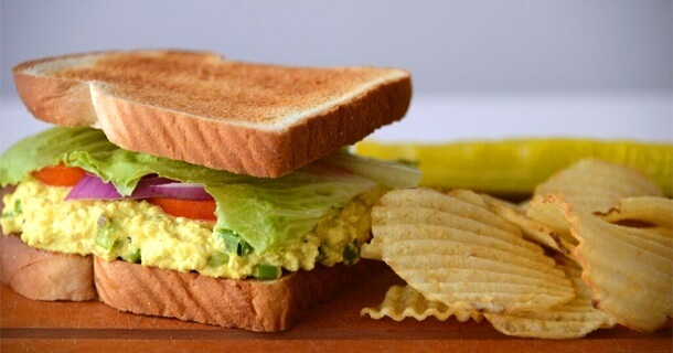 College Cookbook Eggless Sandwich