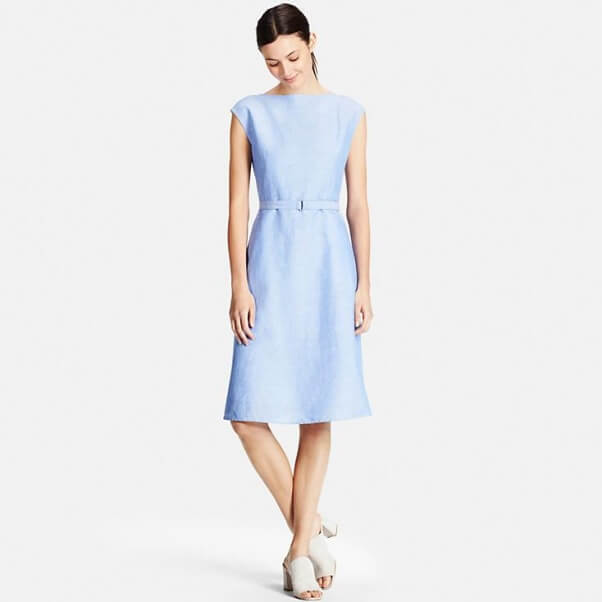 linen UNIQLO dress