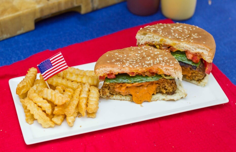 Vegan CheeseStuffed Burger for Your Next Cookout PETA