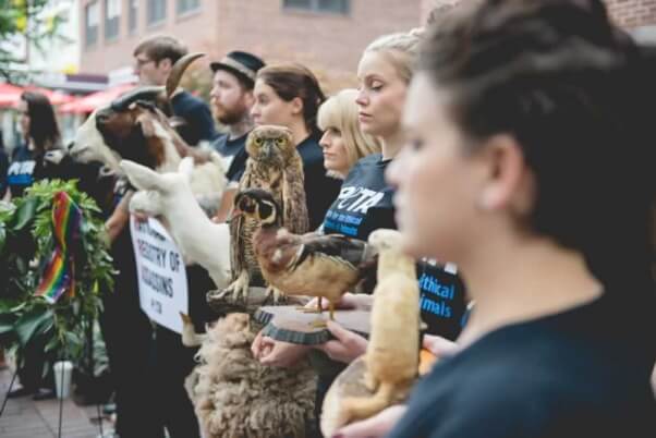 PETA demo at NRA