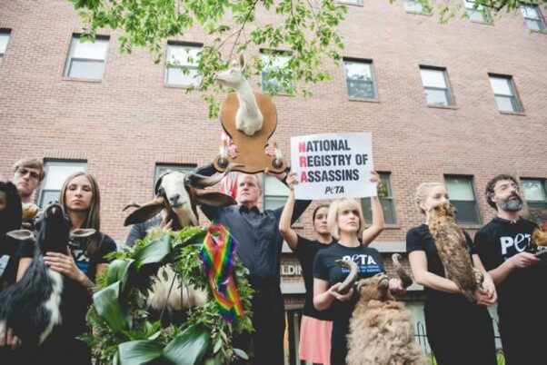 PETA demo at NRA