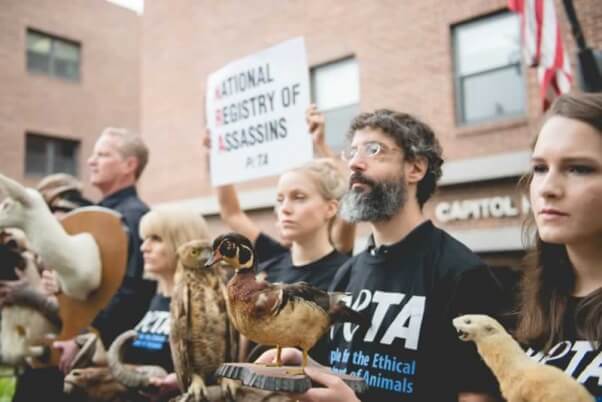 PETA demo at NRA