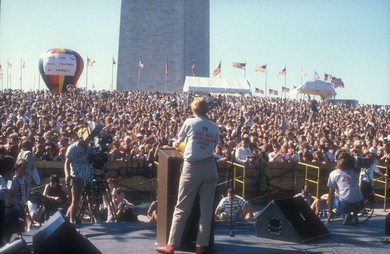 1988 – PETA’s Animal Rights Music Festival