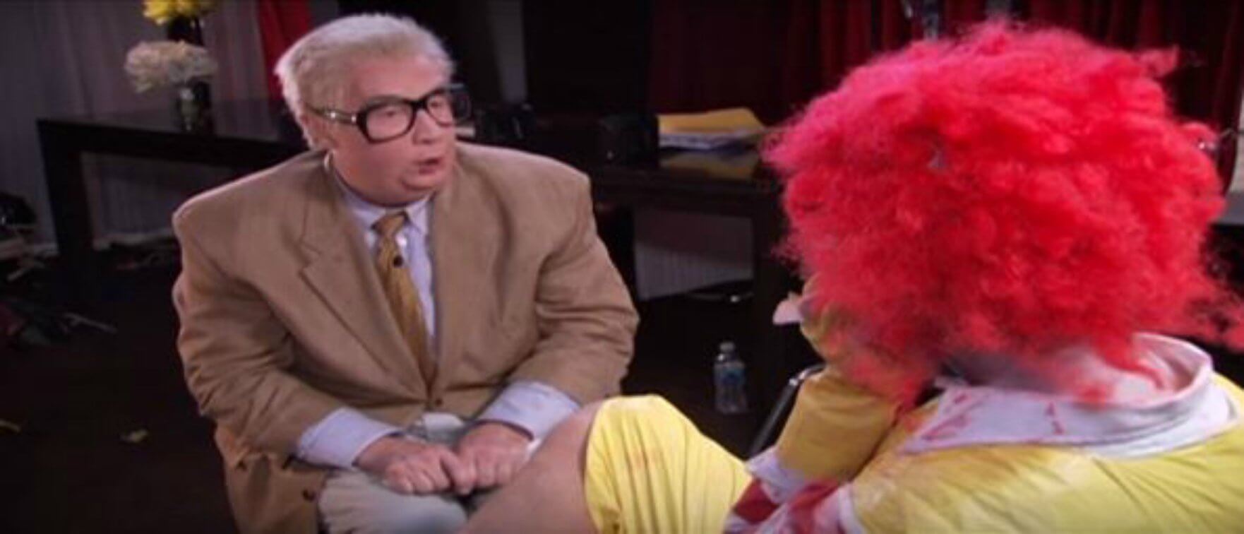 Jiminy Glick Interviews 'Ronald McDonald' | PETA