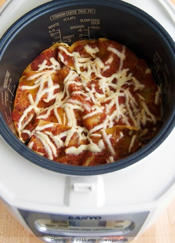 Rice Cooker Lasagna