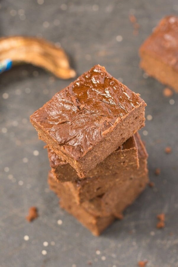 3-ingredient-flourless-blender-brownies