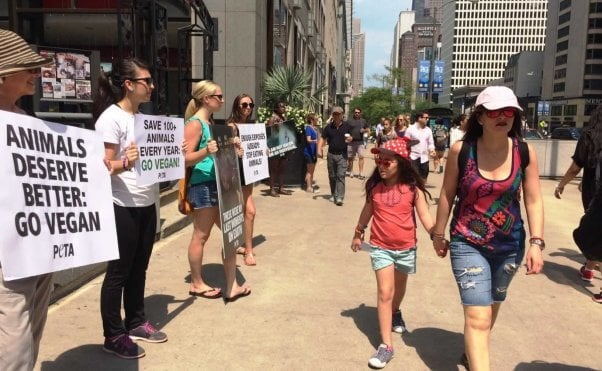 Purple Pig demo in Chicago