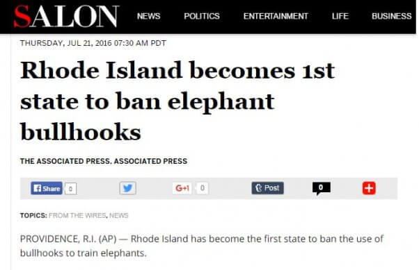 Rhode Island Bullhook Ban