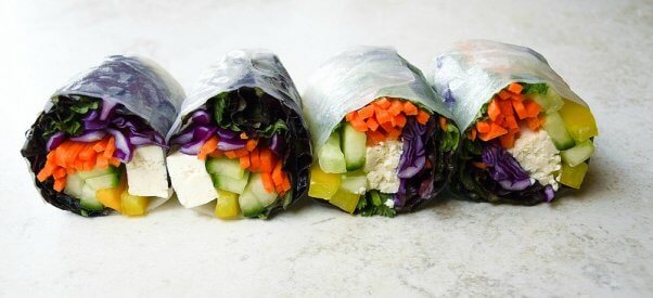 Vietnamese summer spring rolls