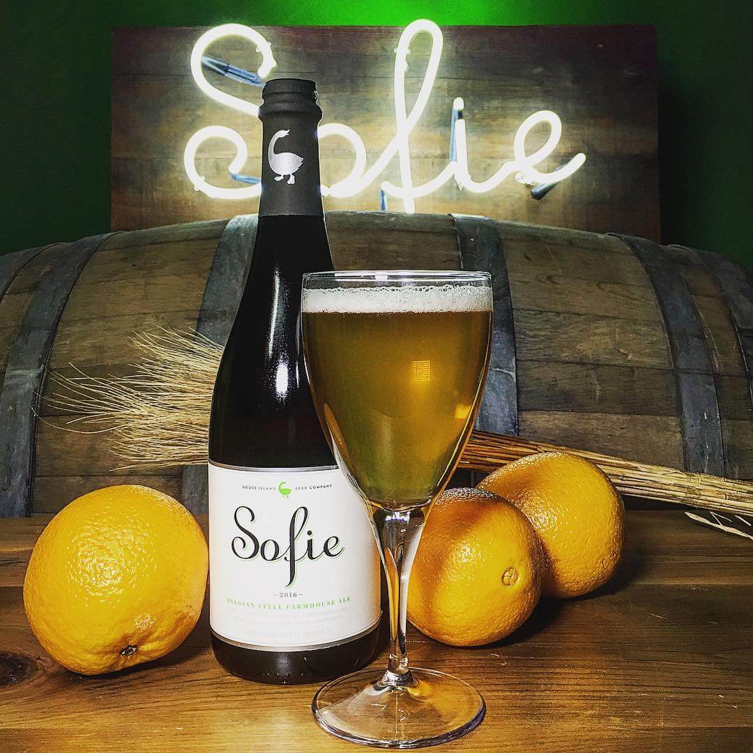 sofie goose island vegan beer