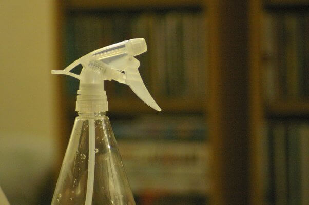 plastic spray bottle