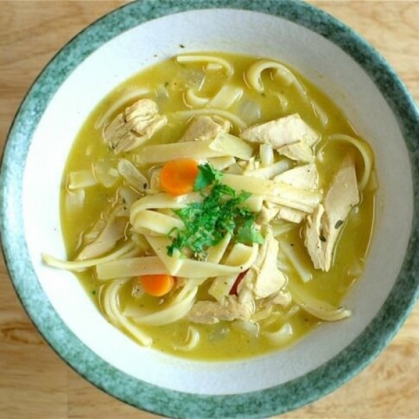 vegan chicken soup