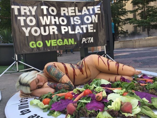 World Vegetarian Day demo in Dallas