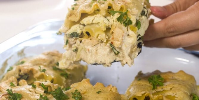 Vegan Chicken Lasagna