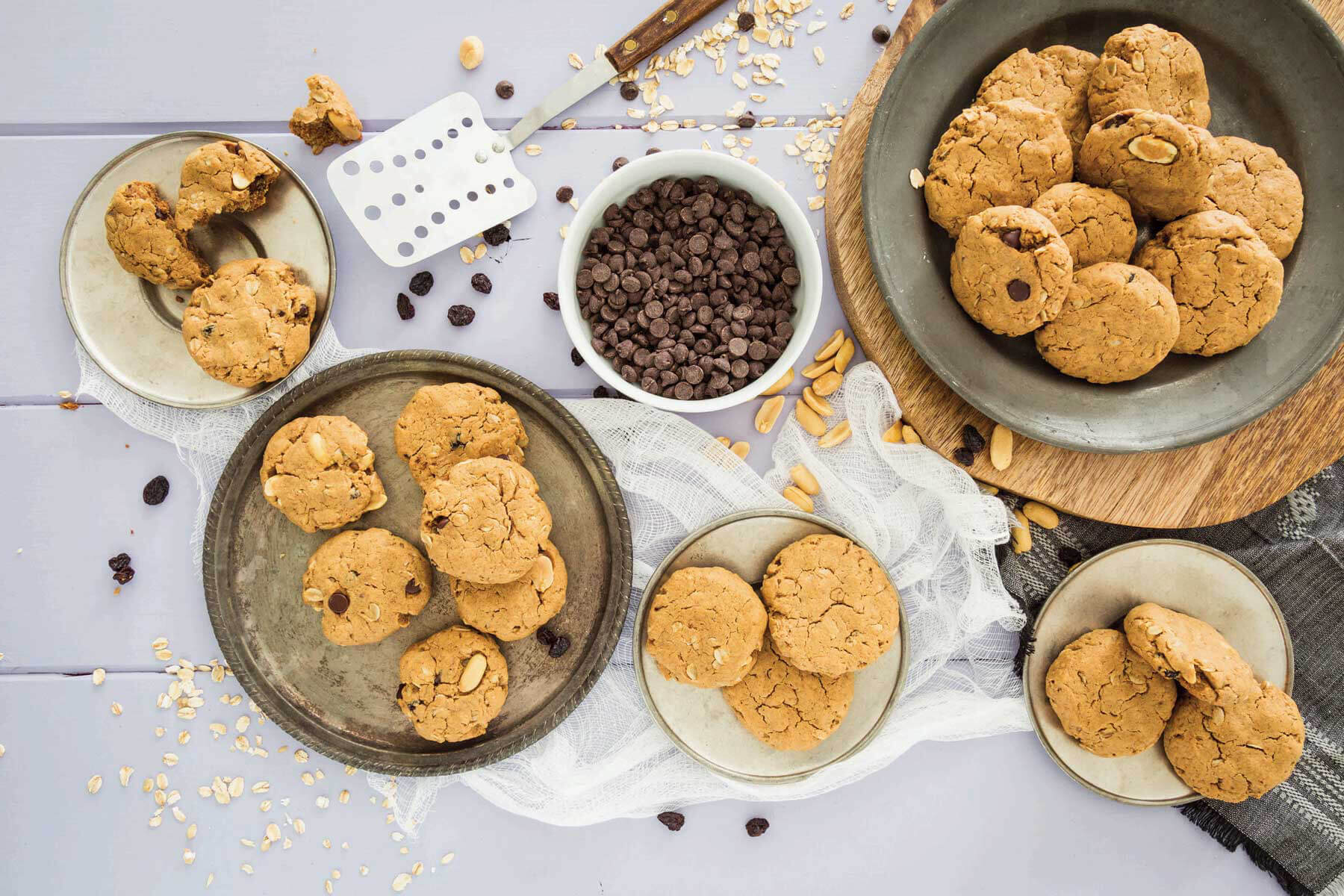 Peanut Butter Oatmeal Cookies