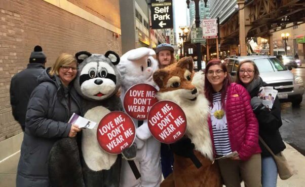 PETA mascots in Chicago