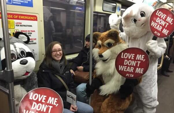 PETA mascots in Chicago