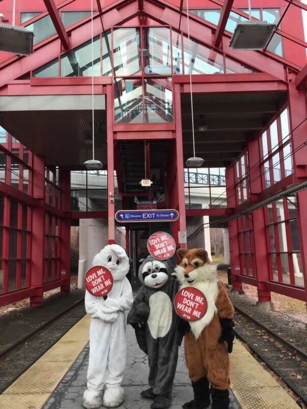 PETA mascots in Cleveland