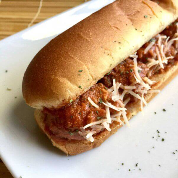 Meatless Meatball Subs Using Ingredients From Trader Joe's PETA