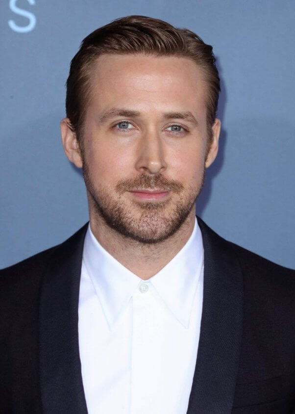 Ryan Gosling with facial hair