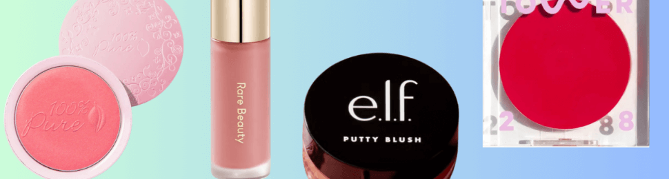 vegan and cruelty free blushes against gradient background