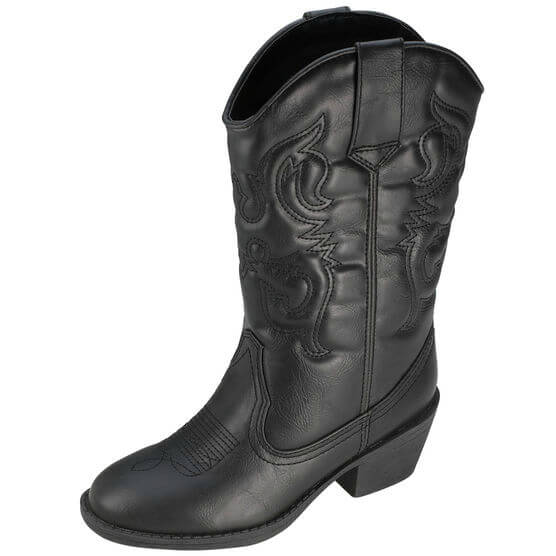 vegan leather cowboy boots