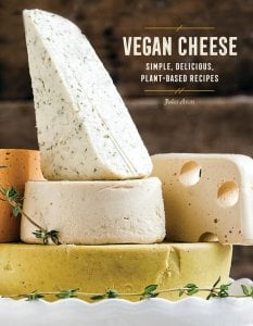 Vegan cheese on the cover of the Vegan Cheese cookbook