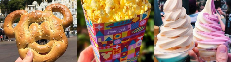 Images of vegan food at Disneyland Park