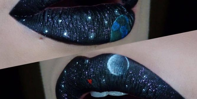 Shoot for the Moon With a Vegan and Cruelty-Free Galaxy Makeup Look