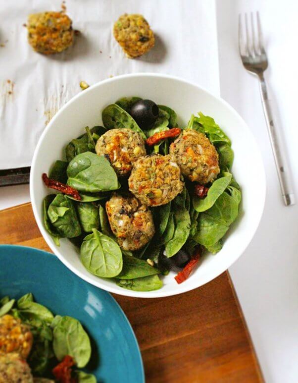 these Mediterranean meatballs are keto vegan friendly 