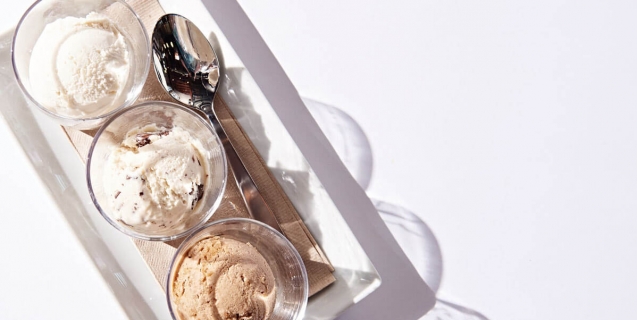 vegan ice cream flight