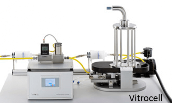 Vitrocell machine used by researchers to test inhaled chemicals by mimicking human lung cells
