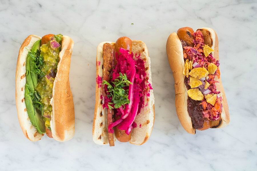 All American Hot Dogs Three Ways The Nut Free Vegan