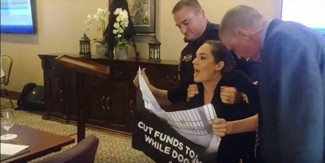 Texas A&M University, TAMU, disruption, protest, UT, muscular dystrophy, dog laboratory