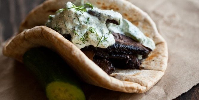 This Portobello Gyro Is the Item Your Lunch Box Has Been Missing
