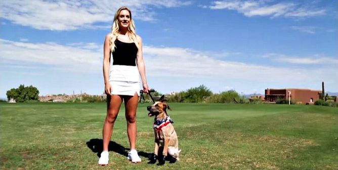 Golfer Paige Spiranac: Protect Your Dogs From the Sweltering Heat This Summer