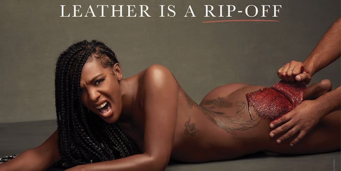 Dawn, leather billboard