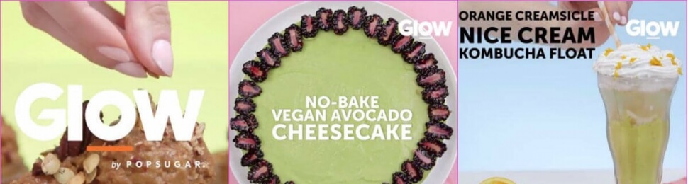 popsugar vegan dessert recipe video collage