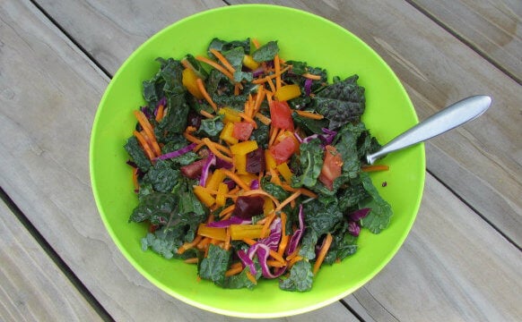 kale salad 3 Ways Going Vegan Can Make Menopause Easier