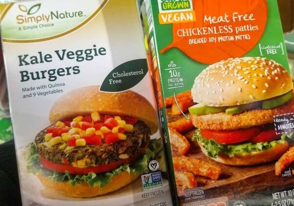 earth grown burgers - new vegan at aldi