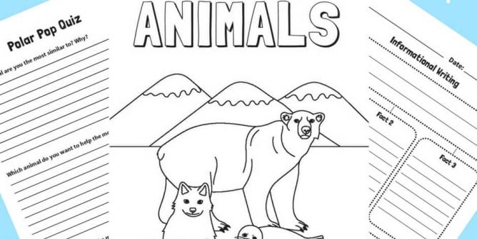 Amazing ‘Arctic Animals’ Printable Mini Book and Activity