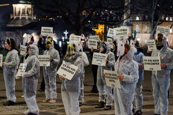germany anti-dissection protest