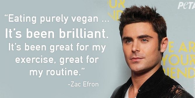 zac efron is eating purely vegan and feeling brilliant, according to a teen vogue article