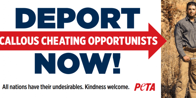 Deport Callous Cheating Opportunists Now!