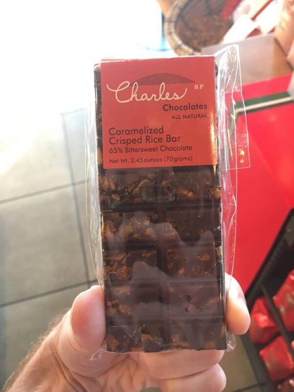 this chocolate bar is vegan and available at Starbucks stores