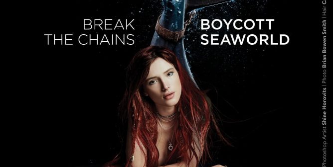 Bella Thorne for PETA hispanic heritage month