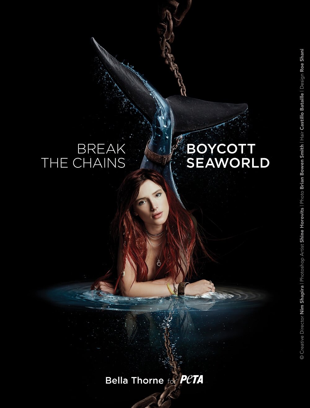 Bella Thorne for PETA hispanic heritage month