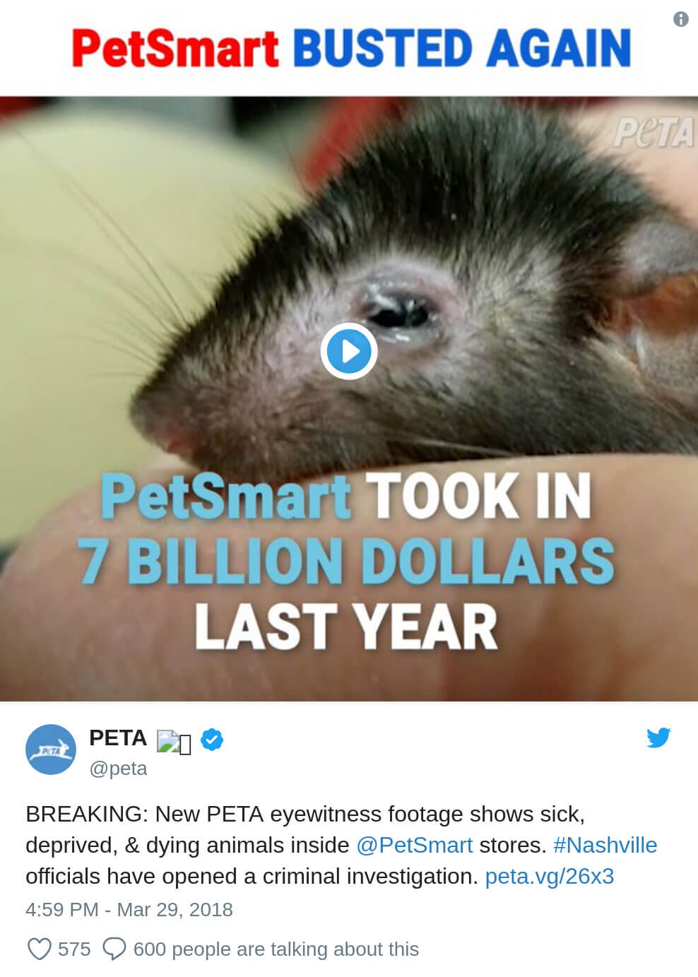 7 Reasons Chewy.com Is Harmful to Animals (April 2020) | PETA