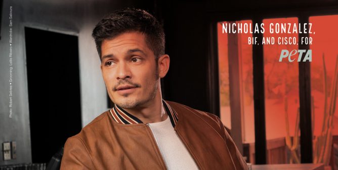 good doctor star nicholas gonzales peta ad